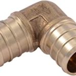 PEX BRASS 90 ELBOW ½IN BARB X ½IN BARB