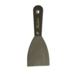 PUTTY KNIFE 1 ½IN STIFF CARBON STEEL BLACK HANDLE