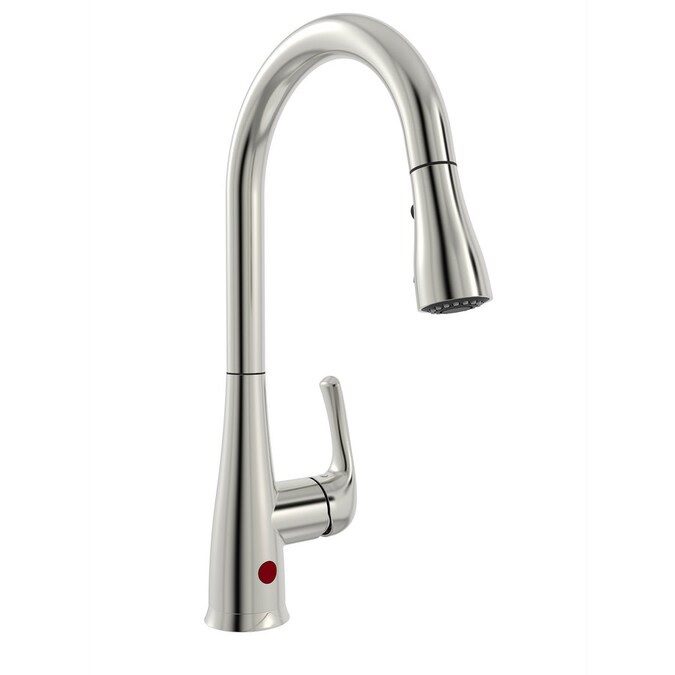 Magik-Nexo Brushed Nickel Single Handle Pull-down Touchless Kitchen Faucet