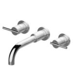 Jacuzzi Finlay Polished Chrome 2-Handle Widespread Bathroom Sink Faucet (Valve Included)